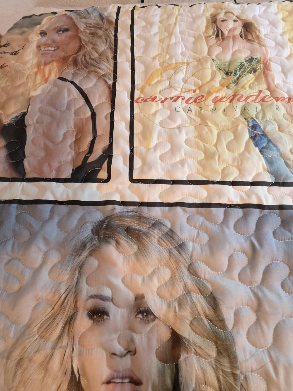 Carrie Underwood Album Cover Quilt Blanket 67” x 72” Country Music
